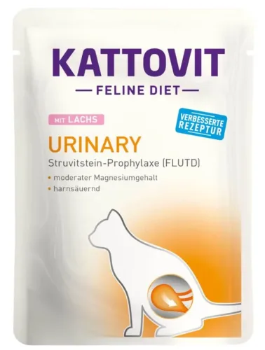 Kattovit Urinary mit Lachs für Katzen (85g)