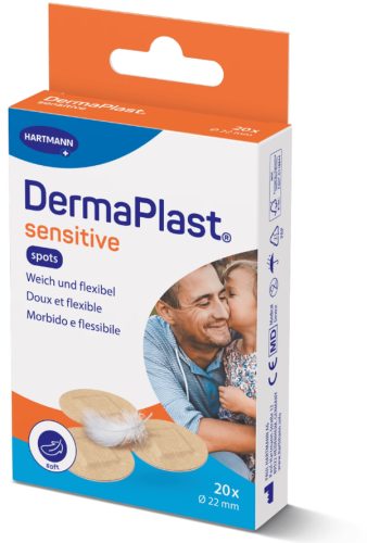 Dermaplast Sensitive Spots 22 mm 20 Stück