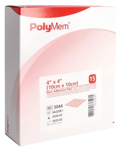 PolyMem nicht haftender Wundverband, 10x10cm (15 Stk)
