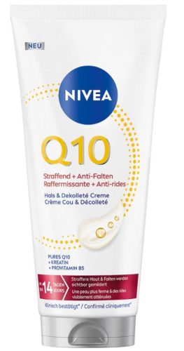 Nivea, Nivea - Q10 Straffend + Anti-Falten Hals & Dekolleté Creme, 200 ml