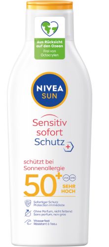 NIVEA SUN - Sensitive Immediate Protect Sonnenlotion LSF 50+, 200 ml