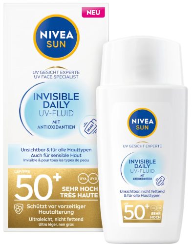 Nivea, Nivea - Derma Skin Clear Daily UV Fluid LSF 50+, 40 ml