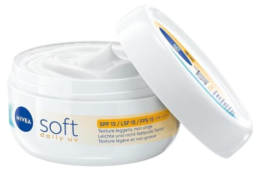 Nivea - Soft erfrischende Feuchtigkeitscreme Topf LSF 15, 200 ml