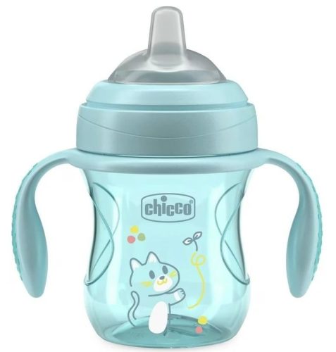 Chicco Transition Cup 200ml, blau, ab 4 Monate (1 Stk)