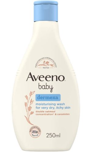 Aveeno Baby Dermexa Emollient, feuchtigkeitsspendendes Badegel (250ml)