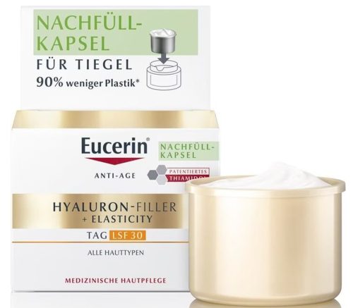 Eucerin - Hyaluron-Filler + Elasticity Tagespflege LSF 30 Nachfüllkapsel, 50 ml