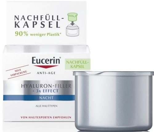 Eucerin - Hyaluron-Filler Nachtpflege Nachfüllkapsel, 50 ml