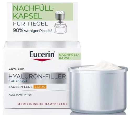 Eucerin - Hyaluron-Filler Tagespflege LSF 30 Nachfüllkapsel, 50 ml