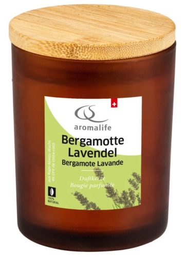 Aromalife Bergamotte Lavendel Duftkerze im Glas Bergamotte Lavendel (1 Stk)