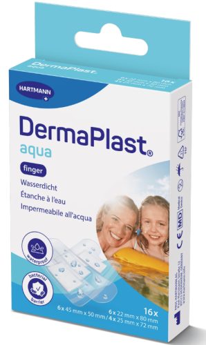 DermaPlast Aqua Fingerpflaster wasserfest, diverse Grössen (16 Stk)