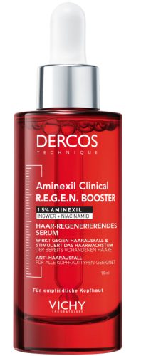 VICHY - DERCOS Aminexil Clinical R.E.G.E.N. Booster Serum mit 1,5 % Aminexil bei Haarverlust, 90 ml