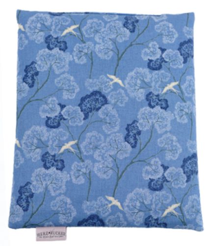 HERZZUCKER Raps-Wärmekissen, 26x21cm, Schwalben blau (1 Stk)