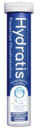 Hydratis Brausetabletten neutral, Mineralsalze und Elektrolyte (20 Stk)