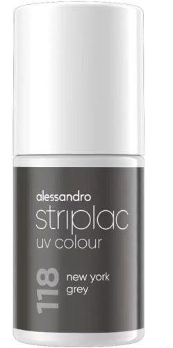 Alessandro, Alessandro - Striplac UV Colour New York Grey, 6.5 ml