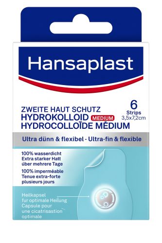 Hansaplast Zweite Haut Schutz Pflaster, Medium (6 Stk)