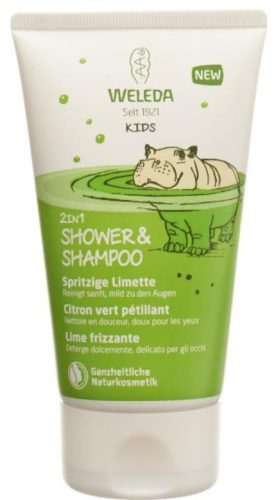 Weleda, WELEDA KIDS 2in1 Shower&Shampoo Sprit Limet 150 ml