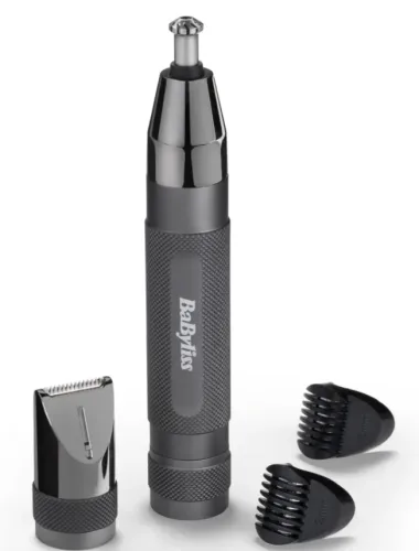 Babyliss, BaByliss Multifunktionstrimmer "Super-X Metal Nasen-, Ohren- & Augenbrauentrimmer" 4 Aufsätze