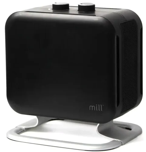 Mill, Mill Compact Fan Heater with Alu foot - black Heizlüfter – schwarz