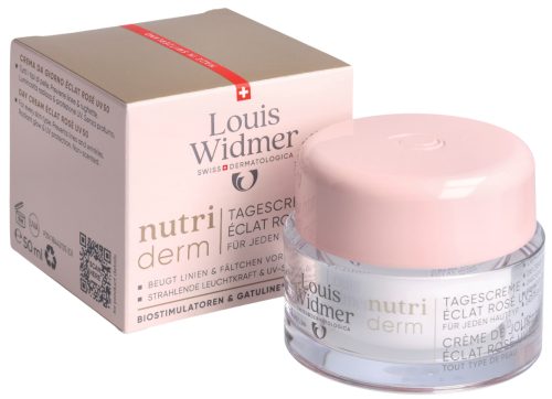 Louis Widmer - nutriderm Tagescreme Éclat Rosé UV 50 ohne Parfum, 50 ml