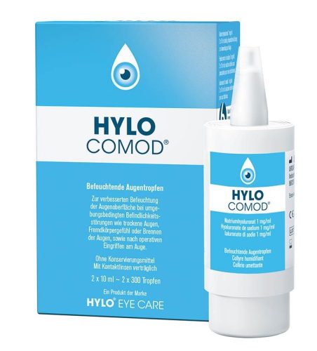 Hylo, HYLO COMOD Gtt Opht 2 Fl 10 ml