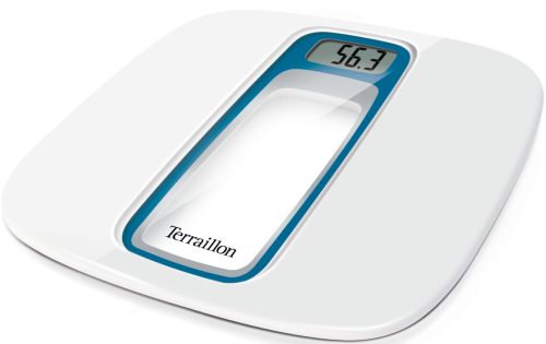 Terraillon, Terraillon Window Blue Silver Personenwaage – Personenwaage/Körperwaage – weiss / blau