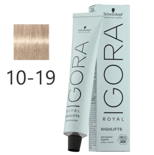 undefined, Schwarzkopf Igora Royal Highlifts 10-19 Ultrablond Cendré Violett 60 ml