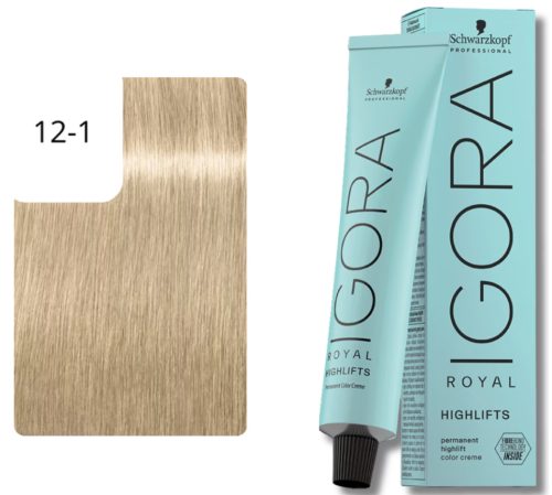 undefined, Schwarzkopf Igora Royal Highlifts 12-1 Spezialblond Cendre 60 ml