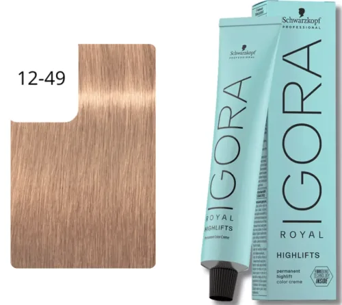 undefined, Schwarzkopf Igora Royal Highlifts 12-49 Spezialblond Violett Cendré 60 ml