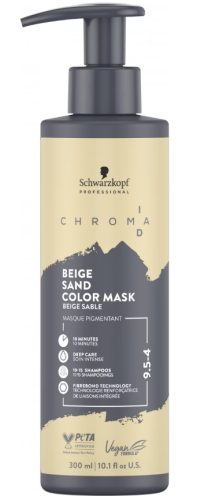 Schwarzkopf, Schwarzkopf Chroma ID Bonding Color Mask 9,5-4 Beige Sand 300 ml