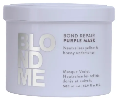 Schwarzkopf, Schwarzkopf BlondMe Bond Repair Purple Mask 500 ml