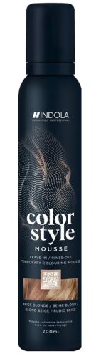 undefined, Indola Color Style Mousse Beige Blond 200 ml