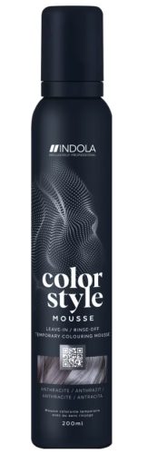 undefined, Indola Color Style Mousse Anthrazit 200 ml