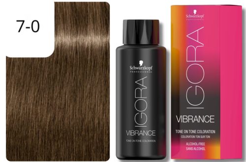 Schwarzkopf Professional, Schwarzkopf Professional Igora Vibrance 7-0 Medium Blonde 60ml
