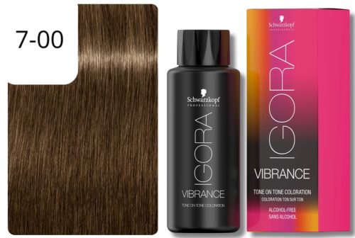 Schwarzkopf Professional, Schwarzkopf Professional Igora Vibrance 7,00 Mittelblond Natur Extra 60ml