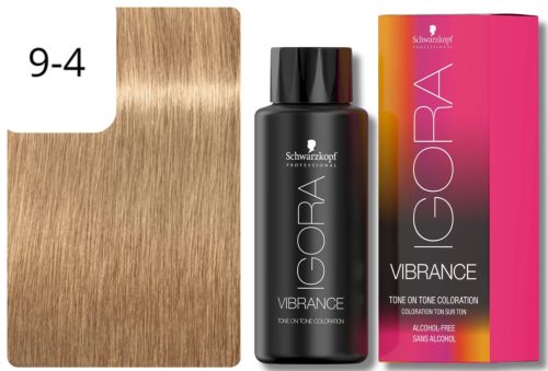 Schwarzkopf Professional, Schwarzkopf Professional Igora Vibrance 9.4 Extra Light Blonde Beige 60ml
