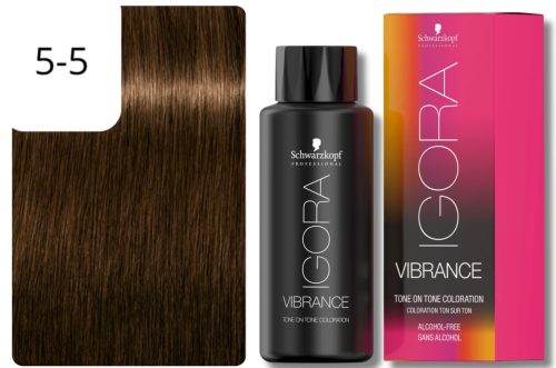 Schwarzkopf Professional, Schwarzkopf Professional Schwarzkopf ?Igora Vibrance 5-5 Hellbraun Gold 60ml