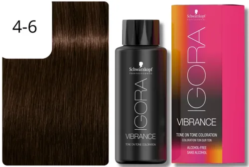 Schwarzkopf Professional, Schwarzkopf Professional Igora Vibrance 4-6 Medium Brown Chocolate 60ml