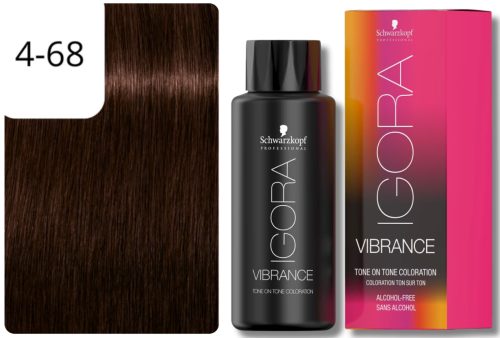 Schwarzkopf Professional, Schwarzkopf Professional Schwarzkopf ?Igora Vibrance 4-68 Mittelbraun Schoko Rot 60ml