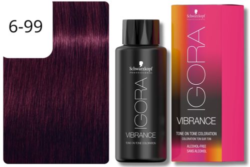Schwarzkopf Professional, Schwarzkopf Professional Igora Vibrance 6,99 Dunkelblond Violett Extra 60ml