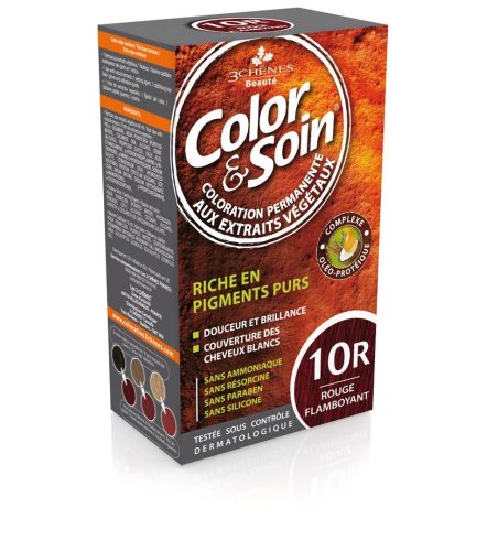 Color & Soin Coloration 10R, flammendes Rot (135ml)