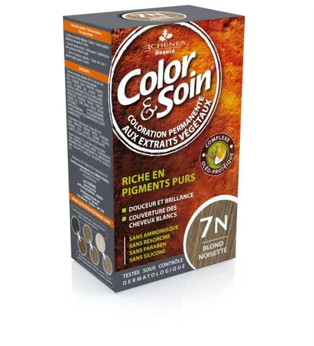 Color & Soin Coloration 7N, Haselnussblond (135ml)
