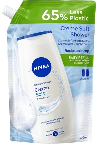 Nivea, Nivea Creme Soft Pflegedusche Refill 500ml Damen