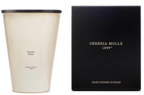 Cereria Mollá Premium Candle XXL Velvet Wood 4-Docht-Duftkerze (3.5kg)