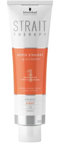 Schwarzkopf Professional, Schwarzkopf Professional Strait Therapy Straightening Cream Haarwachs 300 ml Damen