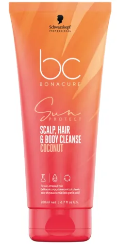 Schwarzkopf Professional, Schwarzkopf Professional Schwarzkopf BC Sun Protect 3-in-1 Scalp, Hair & Body Cleanse 200ml