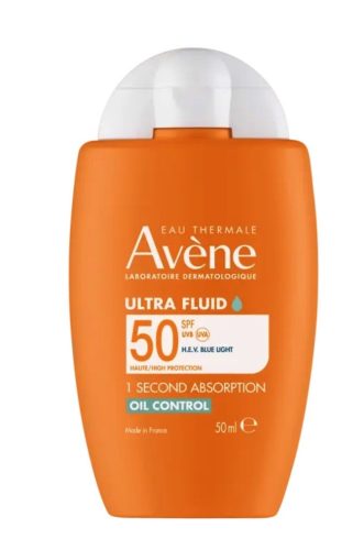 Avene - Ultra Fluid Oil Control SPF 50+, Sonnenschutz, 50 ml