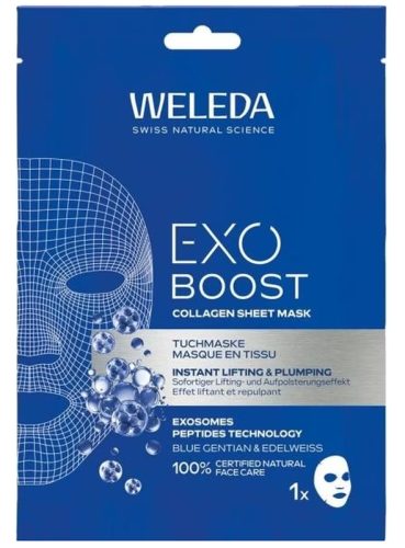 Weleda, Weleda - Exo Boost Tuchmaske Blauer Enzian & Edelweiss, 20 ml