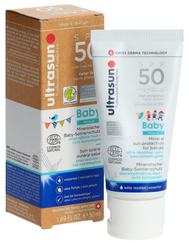 ultrasun Baby Mineral Sonnencreme LSF 50 (50ml)