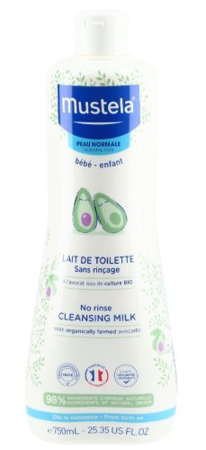 Mustela Baby-Reinigungsmilch normale Haut (750ml)