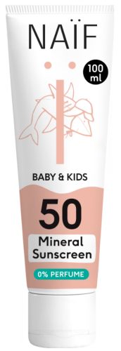 Naïf Mineral Sun Cream SPF50 No Perfume Baby & Kids (100ml)